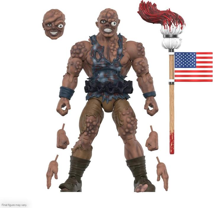 Actual product image Super7 Toxic Avenger Ultimates action figure Toxic Avenger Movie Version 18 cm
