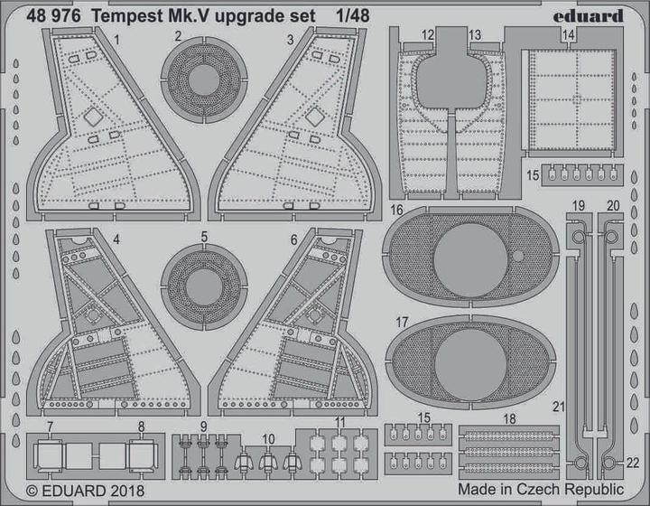 Immagine prodotto Eduard Set di aggiornamento Tempest Mk.V per