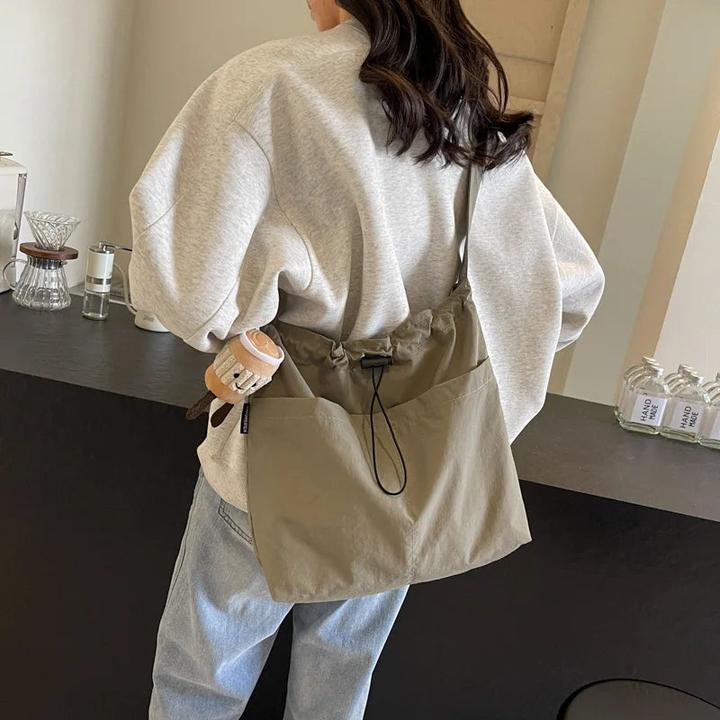 Actual product image Only-Bags.Store Nylon Shoulder Bag Lightweight Bag Large Capacity Commuter Tote Bag Crossbody Bag