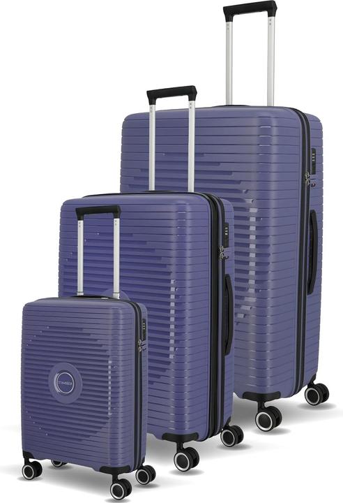 Image du produit Travelite Orbita Ensemble de valises à 4 roulettes 3 pièces avec soufflet extensible (210 l, XL (à partir de 115l))