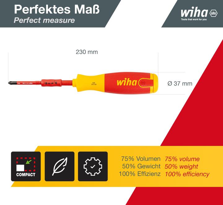 Produktbild Wiha Schraubendreher (Pozidriv-Kreuzschlitz (PZ))