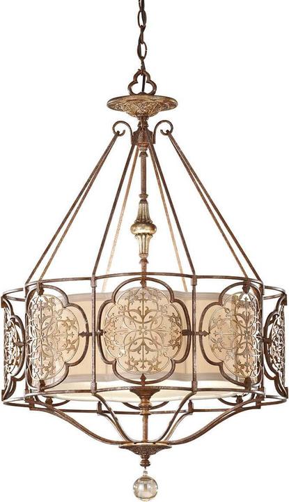 Actual product image Elstead Lighting Marcella pendant light E27 triple British bronze, oxidised bronze (E27)