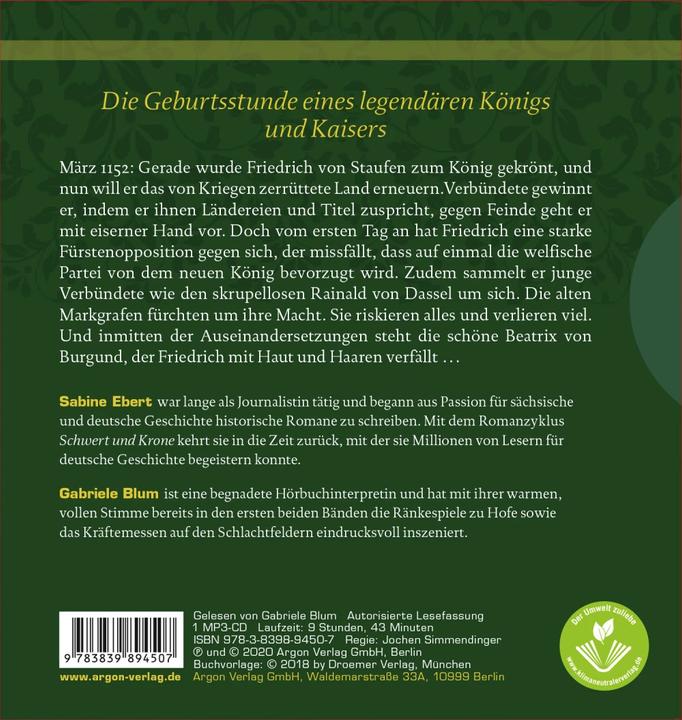 Produktbild Schwert und Krone – Zeit des Verrats (Sabine Ebert, Gabriele Blum, Deutsch)