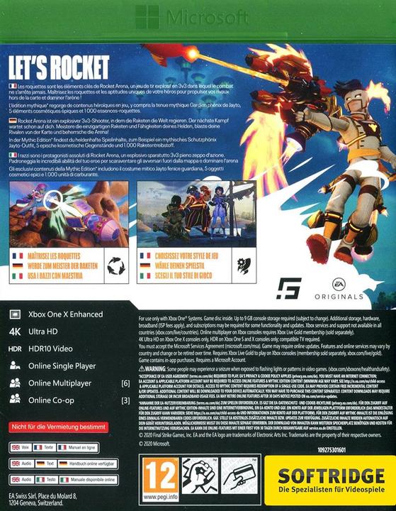 Immagine prodotto EA Games Rocket Arena Edizione Mitica (Xbox One X, Xbox Series X, Multilingue)