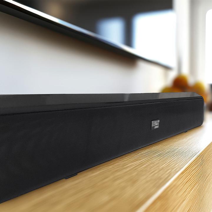 Actual product image Technaxx Bluetooth Stereo Soundbar, HDMI-ARC, Opt-in, Aux-in, 30W (30 W, 2.0 Channel)