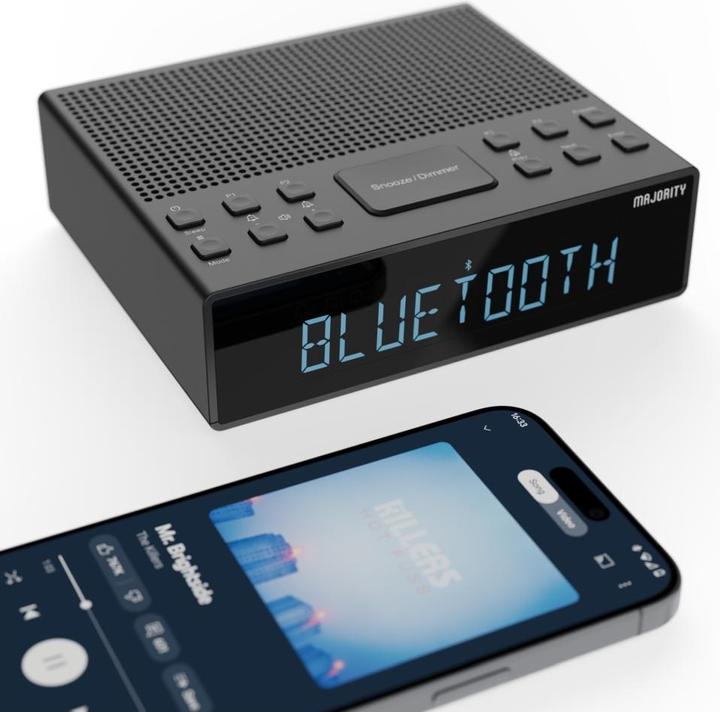 Actual product image Majority Knapwell DAB+ Radio mit Wecker (FM, DAB+, Bluetooth)