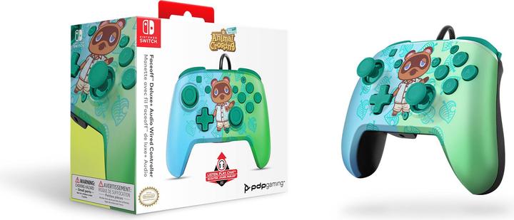 Immagine prodotto PDP Faceoff Deluxe + Audio Animal Crossing (Switch, Switch Lite, Switch OLED)