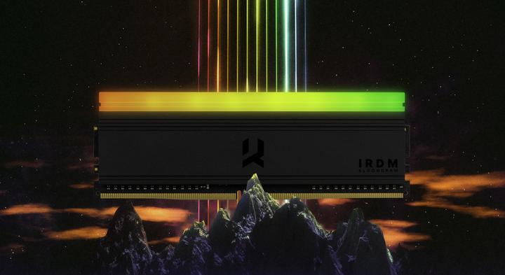 Actual product image Goodram IRDM 3600 MT/s 2x8GB DDR4 KIT DIMM RGB (2 x 8GB, 3600 MHz, DDR4-RAM, DIMM)