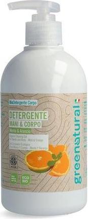 Produktbild Greenatural Minze & Orange Zartes Körper- & Handgel 500ml (500 ml)