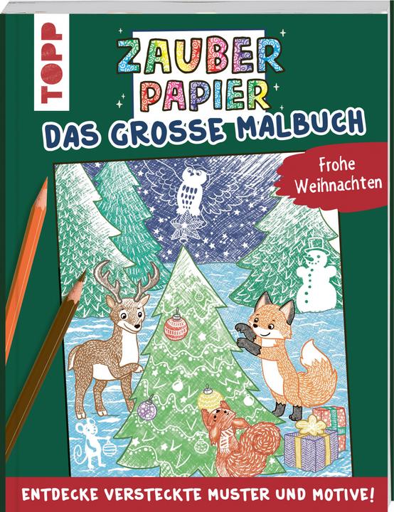 Produktbild Zauberpapier - Das grosse Malbuch - Frohe Weihnachten