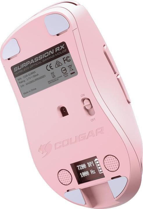 Image du produit Cougar Souris sans fil Gamer Suprassion RX RGB (Rose) (Sans fil)