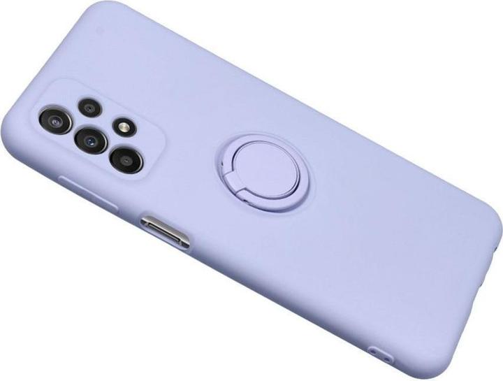 Actual product image OEM Back panel cover SILICONE RING case for SAMSUNG A05S violet