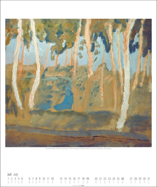 Produktbild Paula Modersohn-Becker Kalender 2026 (46 x 55 cm, Deutsch, Englisch)