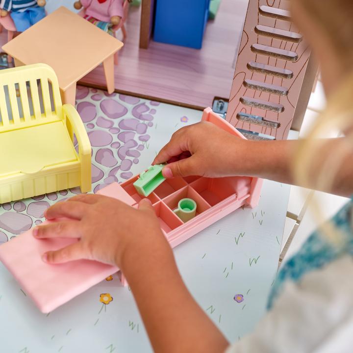 Actual product image KidKraft Play & Store Cottage Dollhouse