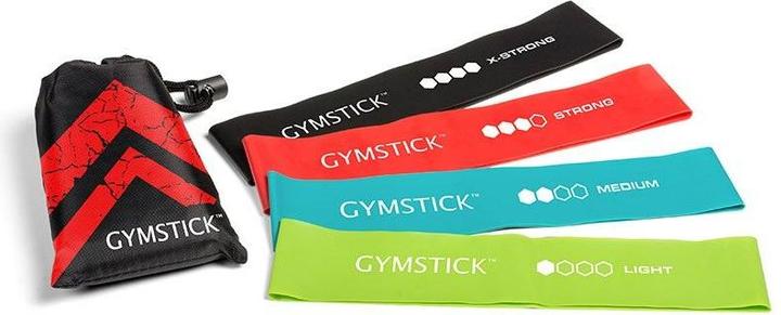 Gymstick Mini Band Set, resistance bands, 4 pcs