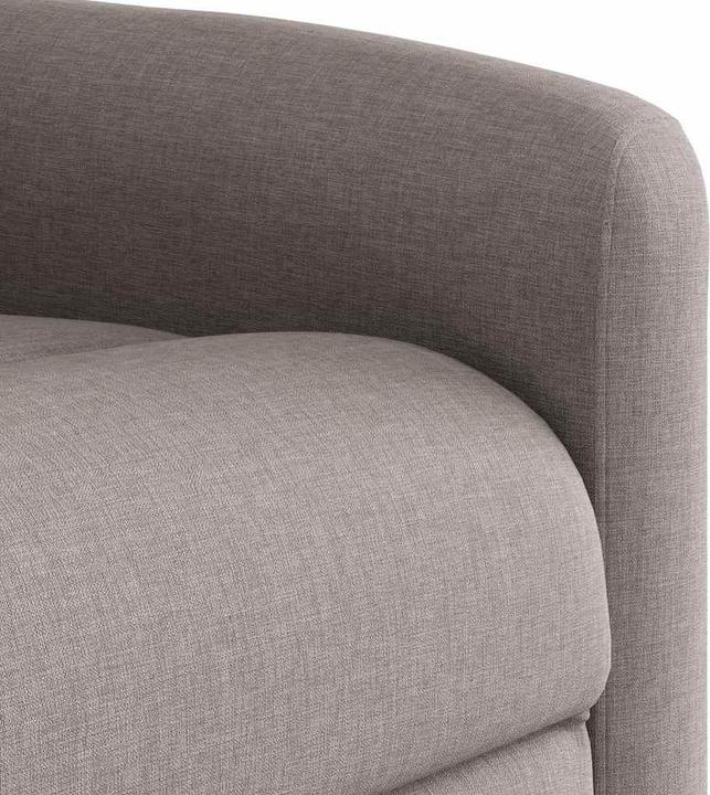 Actual product image VidaXL Massage chair taupe fabric