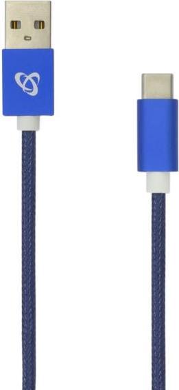 Produktbild Sbox USB->Type C M/M 1.5m CTYPE-1.5BL blue (1.50 m, USB 1.0)