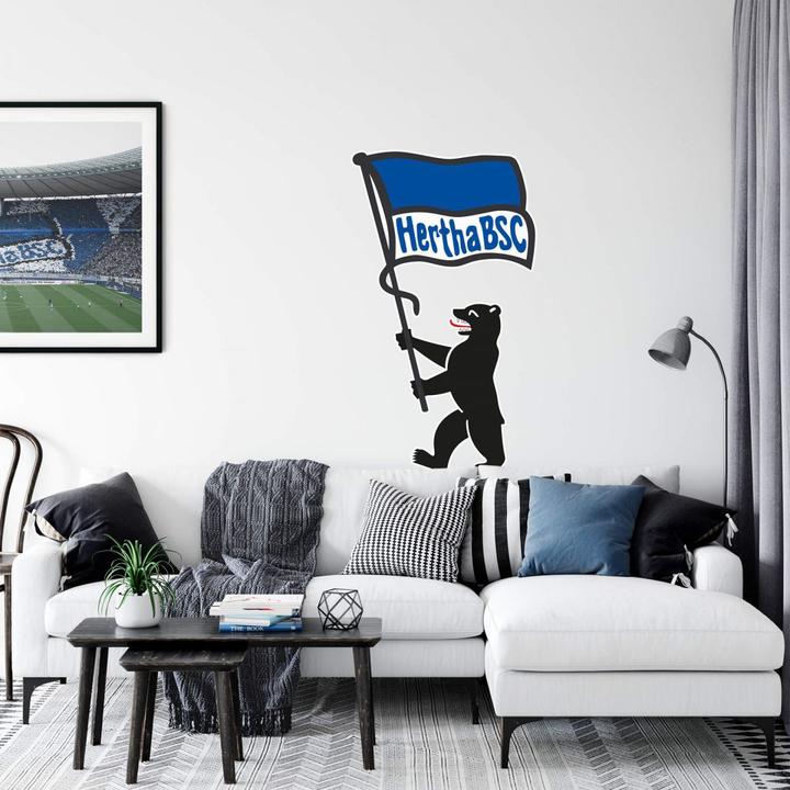 Produktbild Hertha BSC Berliner Bär & Hertha Fahne (70 x 124 cm)