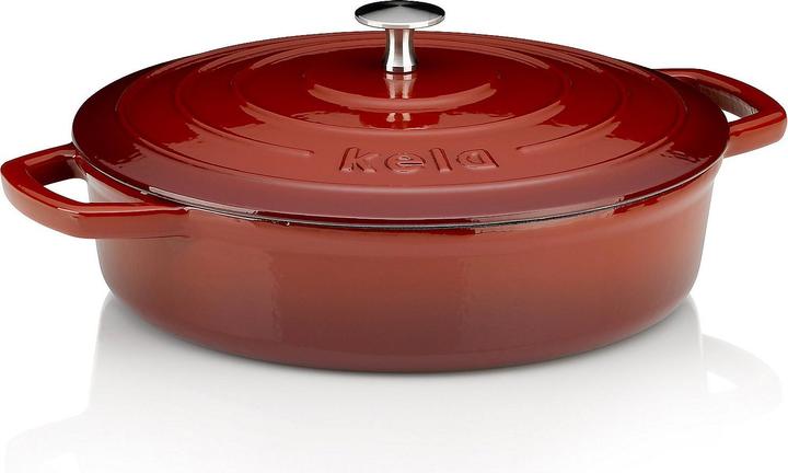 Produktbild Kela Bräter rund Calido (28 cm, Bräter + Schmortopf, Gusseisen)