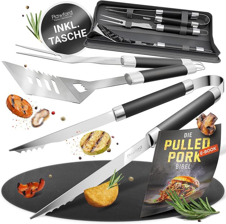 Produktbild Rawford 3-teiliges Grillbesteck-Set