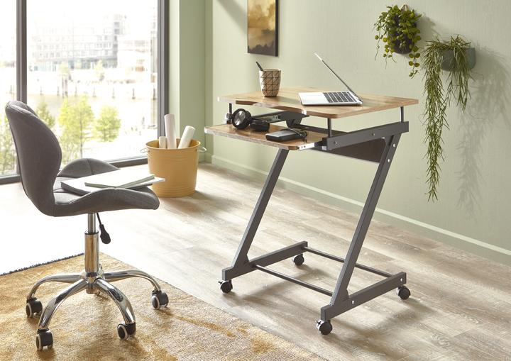 Actual product image HAKU Möbel Computer table on casters (60 x 49 x 75 cm)