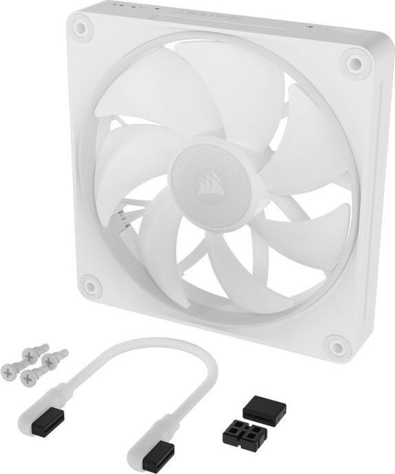 Actual product image Corsair LX RGB Series, iCUE LINK LX140 RGB White, 140mm RGB Fan, Single Fan (140 mm, 1 x)