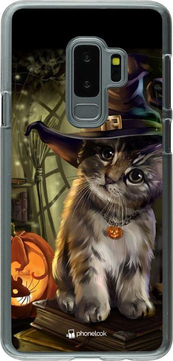 Produktbild PhoneLook Hülle transparent Halloween 21 Witch cat (Samsung Galaxy S9+)