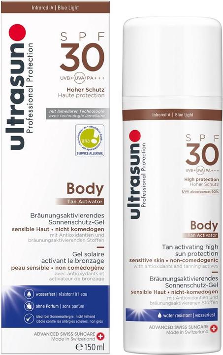 Immagine prodotto Ultrasun Attivatore dell'abbronzatura del corpo (Gel solare, SPF 30, 150 ml, 225 g)