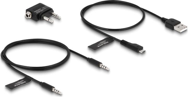 Image du produit Delock Casque sans fil supra-auriculaire Bluetooth 5.0 noir (pas de réduction du bruit, 20 h, Sans fil)