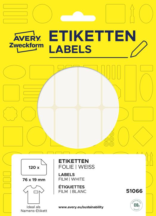 Actual product image Avery Name labels