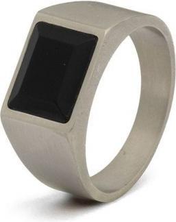 Gemini Ring - Achat Naturstein - Gr. 68 (68)