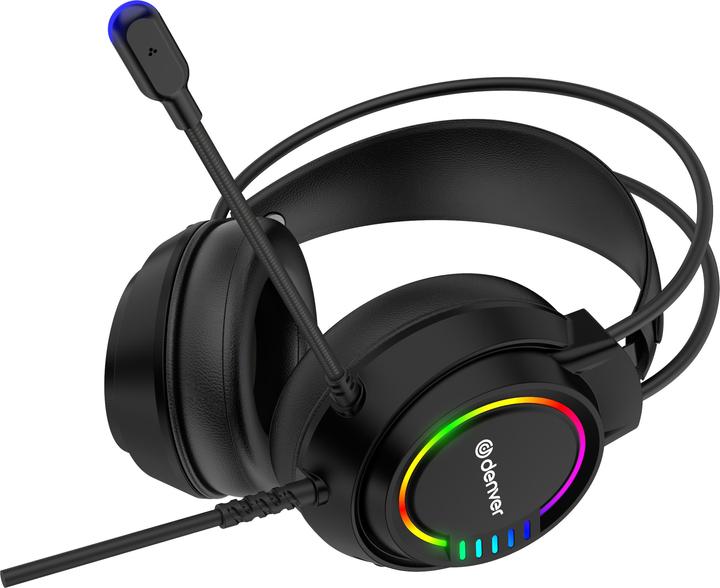 Actual product image Denver with Microphone Electronics GHS130 Black Games (Cable)