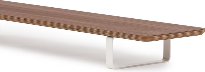 Actual product image Oakywood Desk Shelf - wooden desk top - veneer - walnut veneer / white -