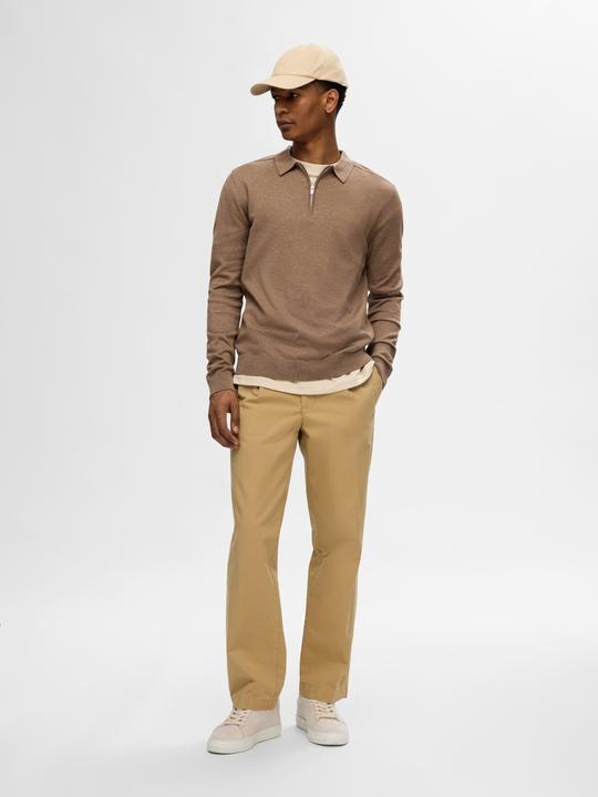 Image du produit Selected Homme Polo à manches longues en tricot (XL)