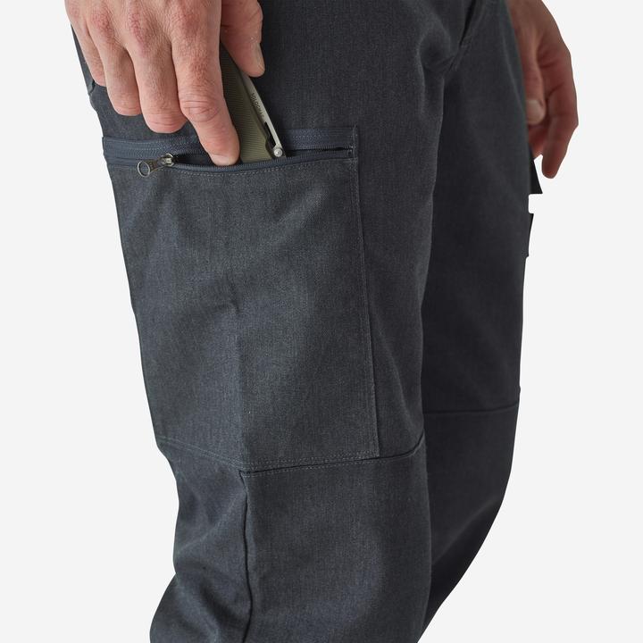 Actual product image Solognac Trousers Steppe 300 Regular grey (4XL)