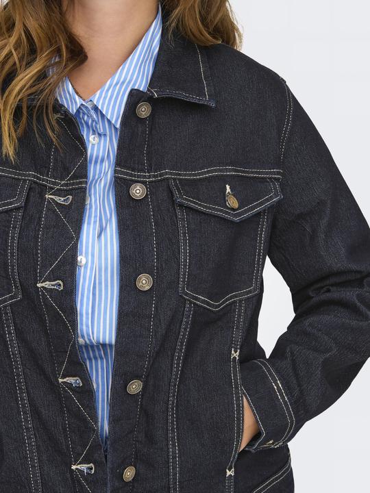 Immagine prodotto Only Polsini con colletto a scomparsa e giacca con bottoni in denim (54)