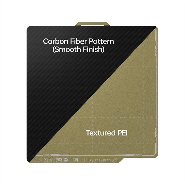 Immagine prodotto 3d-printerstore.ch BIQU Buildplate for Bambu Lab textured PEI - Carbon PET für P1/X1 Series (Piastra)