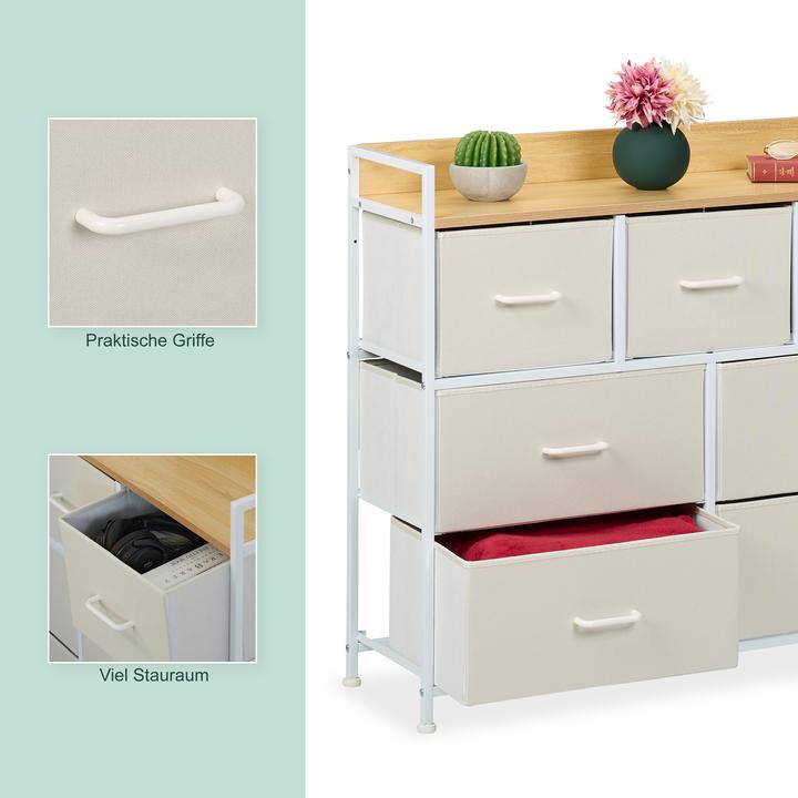 Actual product image Relaxdays Chest of drawers (100 x 30.5 x 85 cm)