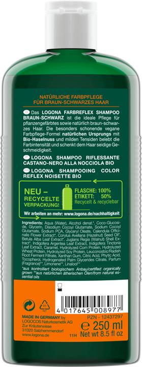 Actual product image Logona Color care hazelnut (250 ml, Liquid shampoo)
