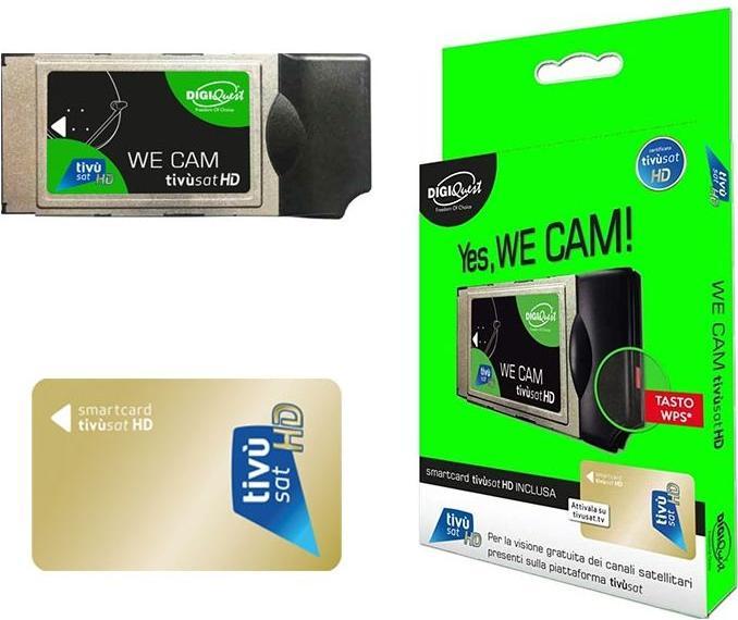 Image du produit Tivu We Cam HD sat + Gold Smartcard CI+ (Autre, Carte à puce)