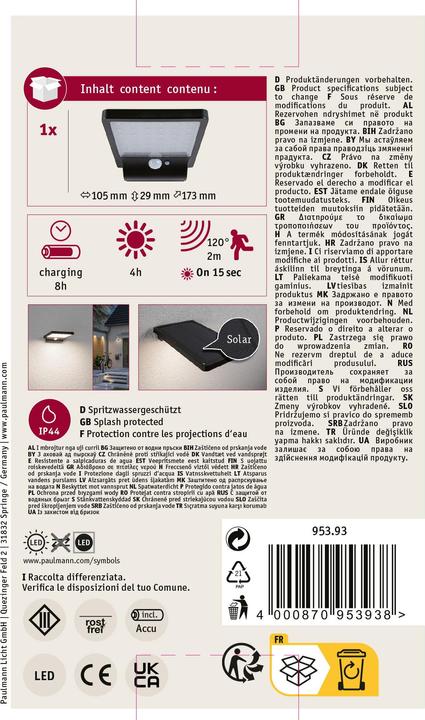 Produktbild Paulmann Solveig (350 lm, IP44)