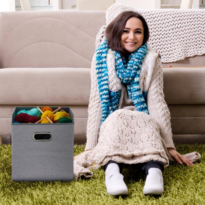 Actual product image Relaxdays 2x storage box (33 x 33 x 32 cm, 34.85 l)