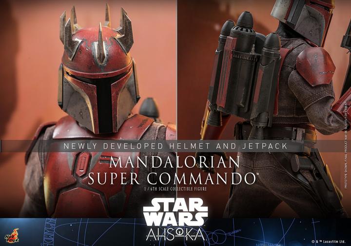 Produktbild Hot Toys Star Wars: The Mandalorian Actionfigur 1/6 Mandalorian Super Commando 31 cm