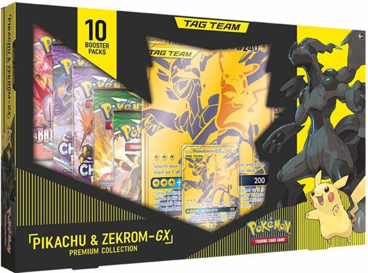Actual product image Pokémon Pikachu & Zekrom-GX Premium Collection Box (English, Box Set & Collection)