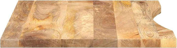Produktbild VidaXL Schreibtischplatte Tischplatte Holzplatte mit Aussparung Massivholz Mango (80 x 60 x 2.5 cm)