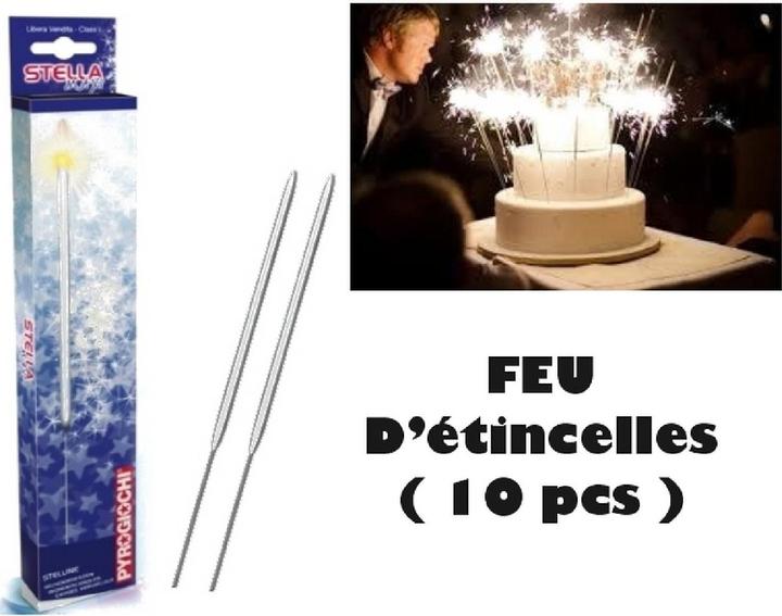 Produktbild Pyrogiochi Maxi-Wunderkerzen-Set 10 Stück 30gr
