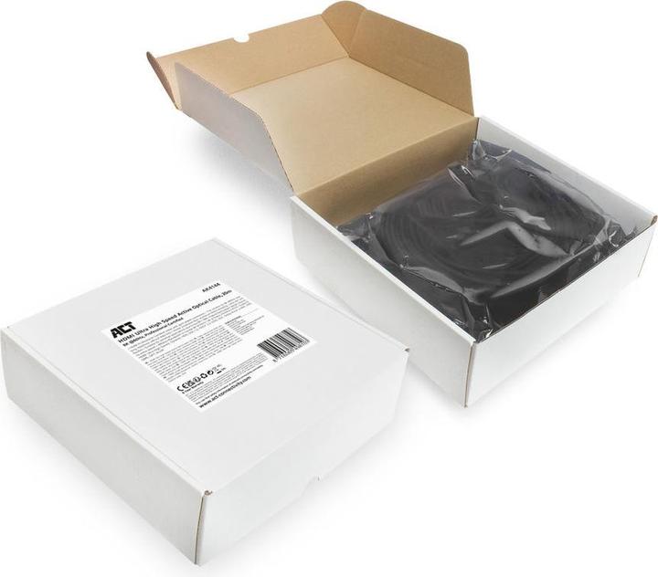 Productafbeelding 20 meter HDMI Professional gecertificeerde 8K actieve optische kabel HDMI-A mannelijk - HDMI-A (20 m, HDMI)