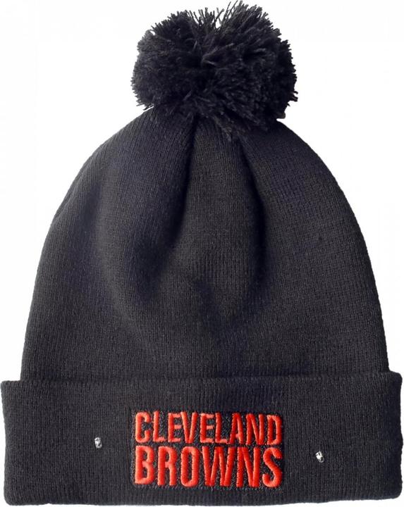 Immagine prodotto Foco Cleveland Browns - NFL - Cappello con pompon (Beanie) con LED lampeggianti - Nero