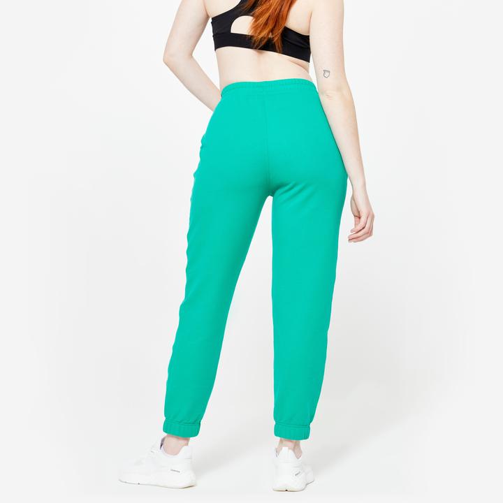 Image du produit Domyos Pantalon de jogging femme droit - 500 vert (3XL)
