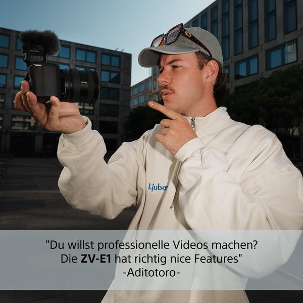 Actual product image Sony ZV-E1 (28 - 60 mm, 12.10 Mpx, Full frame)